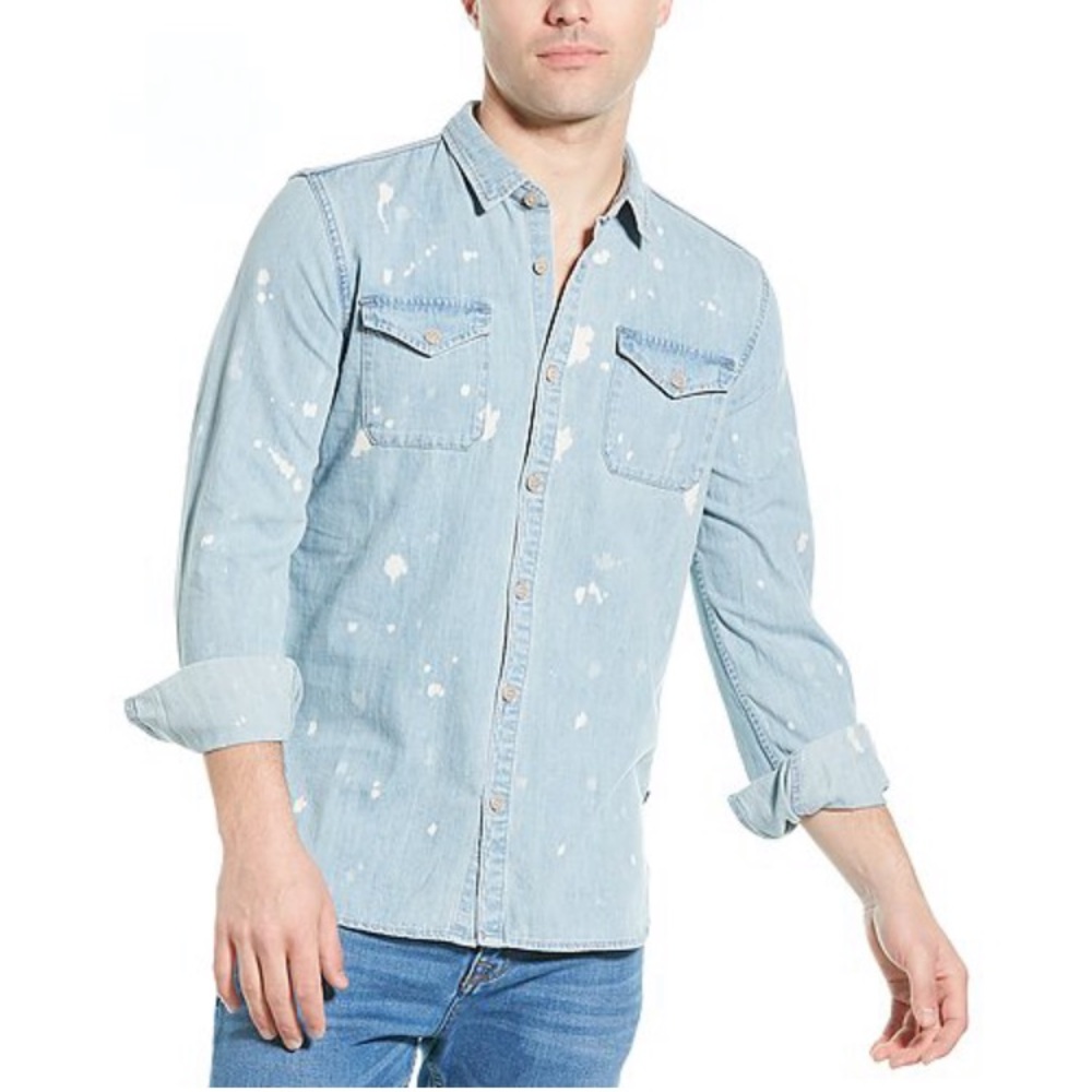 John Varvatos Dale Denim Shirt, size XL